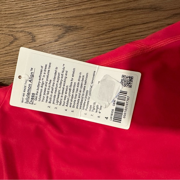 Lululemon Pink Tank Dress - Picture 2 of 3